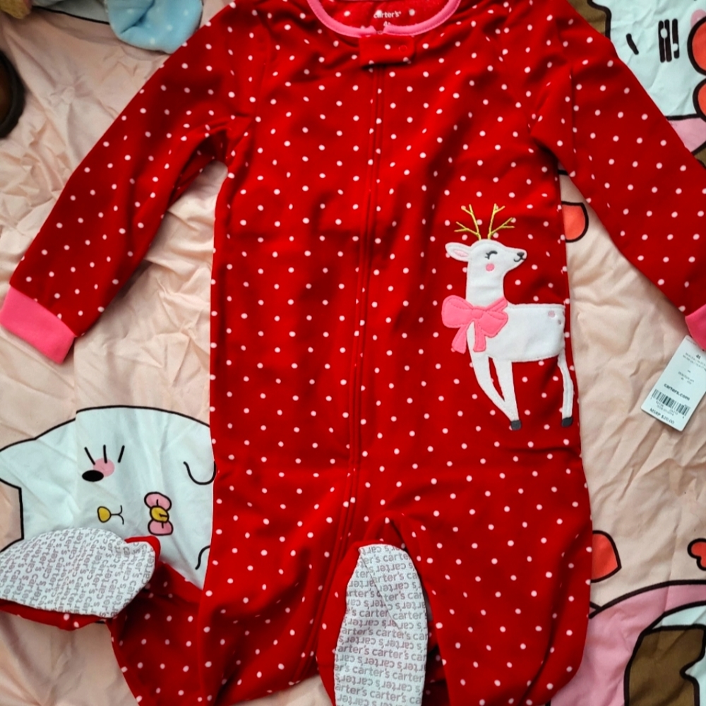 Little Girls Footie Pajamas